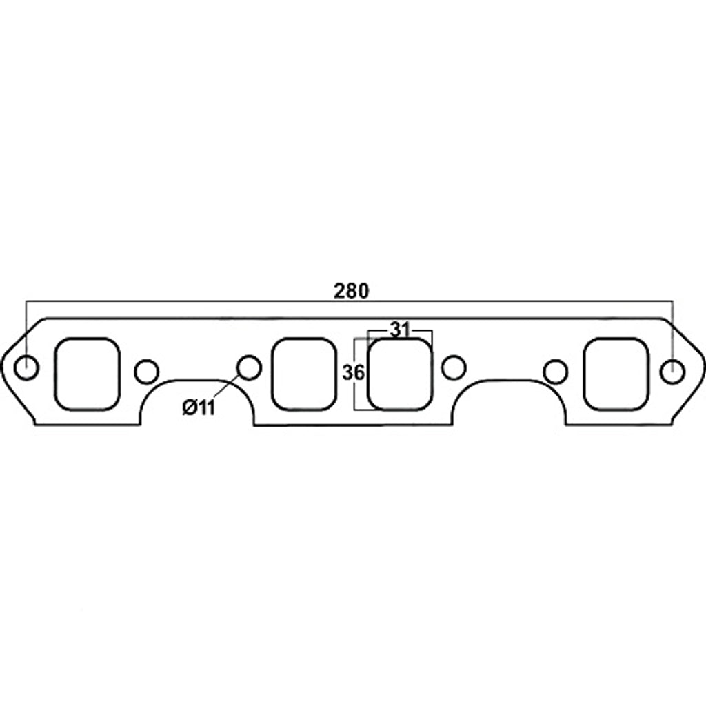 Redback Gasket for Holden Calais (03/1986 - 08/1988), Commodore (06/1986 - 1988)