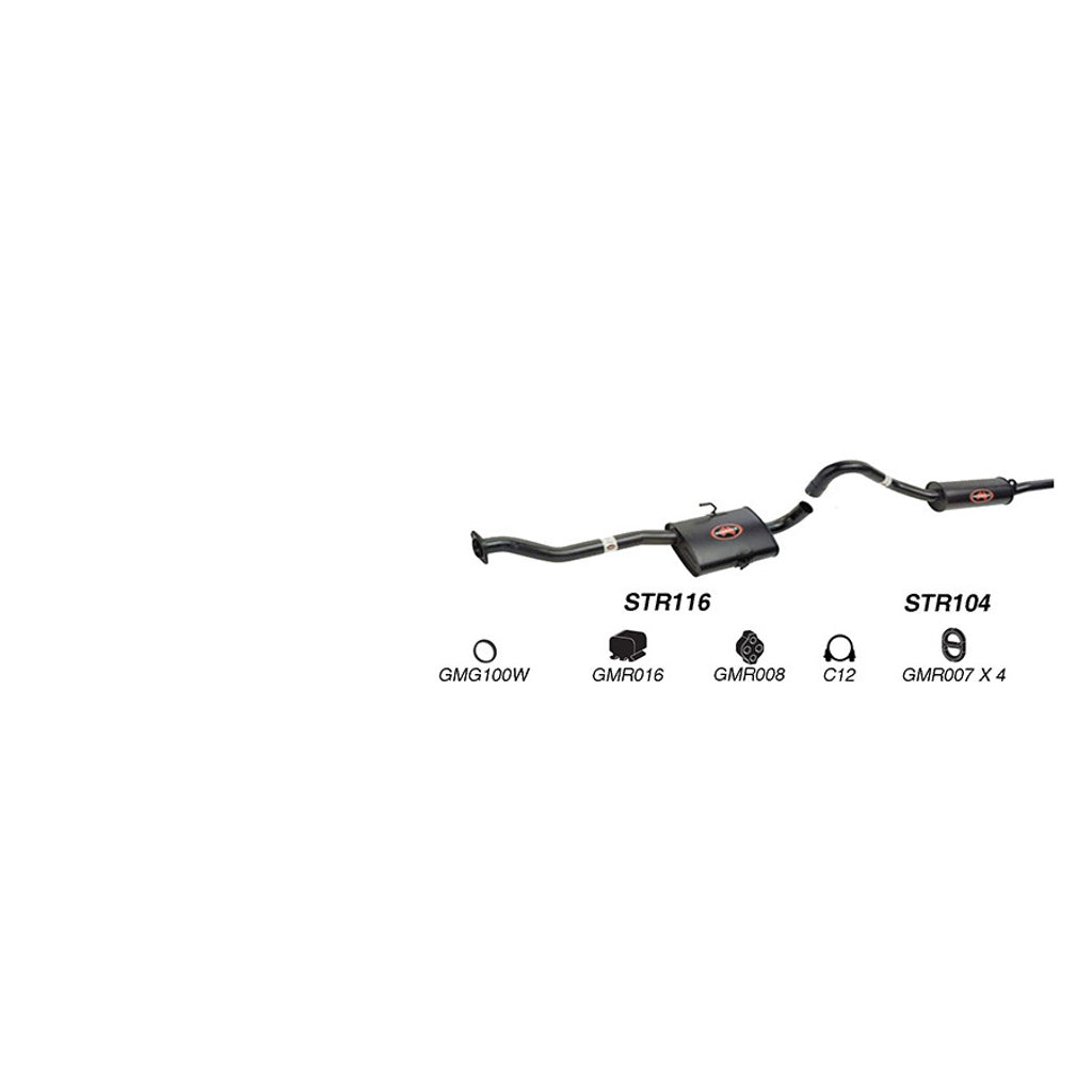 Redback Exhaust System for Holden Calais (04/1995 - 08/1997), Commodore (04/1995 - 08/1997)