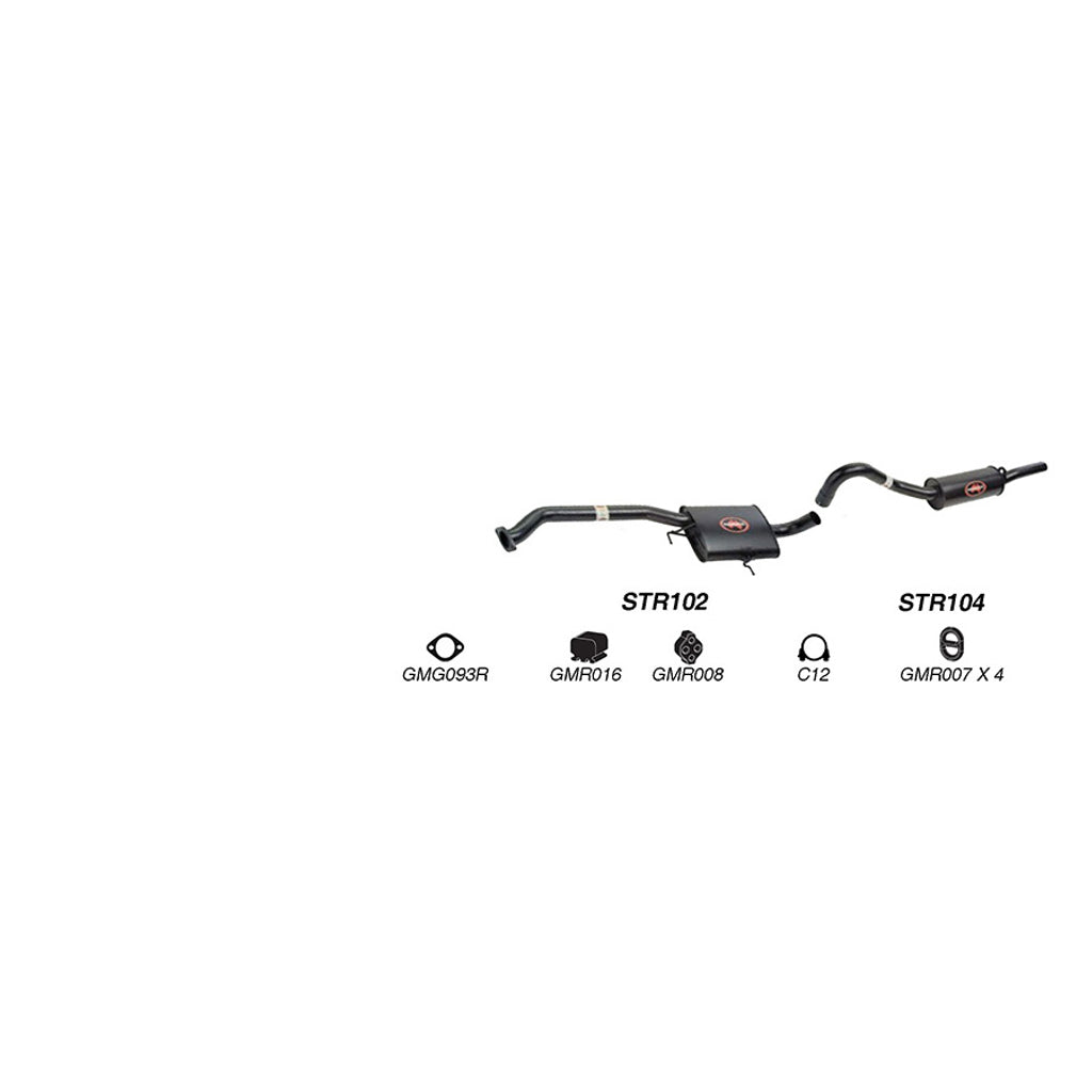 Redback Exhaust System for Holden Calais (08/1988 - 1997), Commodore (08/1988 - 08/1997)
