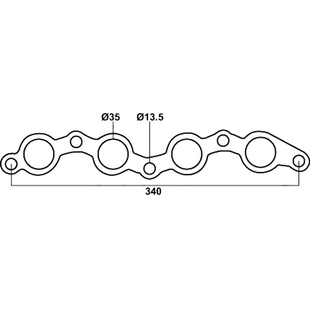 Gasket for Toyota Corolla MR2, AE82 & AE92, 4A-GE 1.6L, 16V, Twin OHC, Cemjo