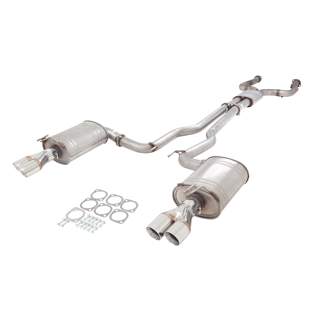 409 Stainless Steel VE VF Cat back Exhaust 2.5