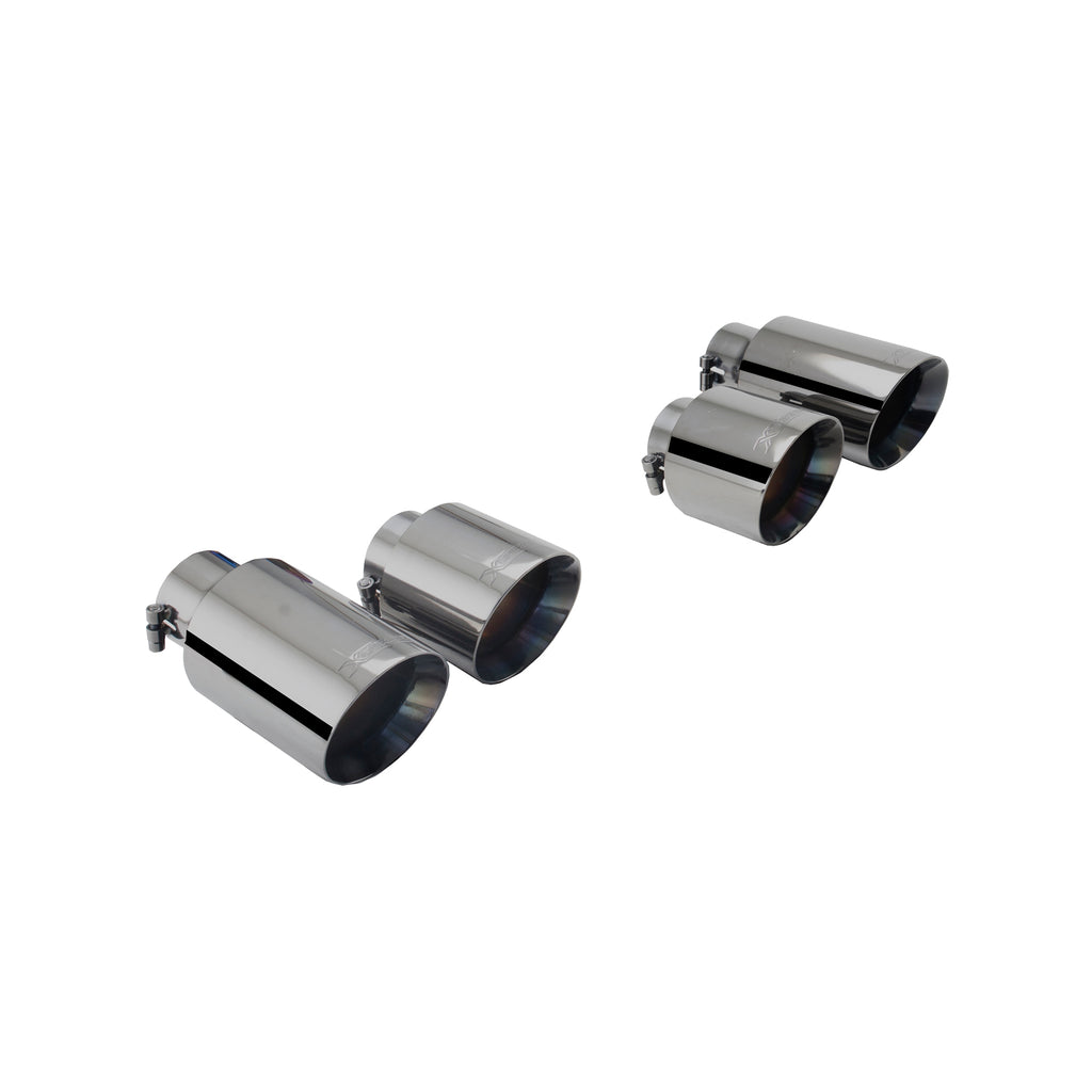 VW GOLF R MK7 BLACK TIPS for XFORCE SYSTEM (4 TIPS)