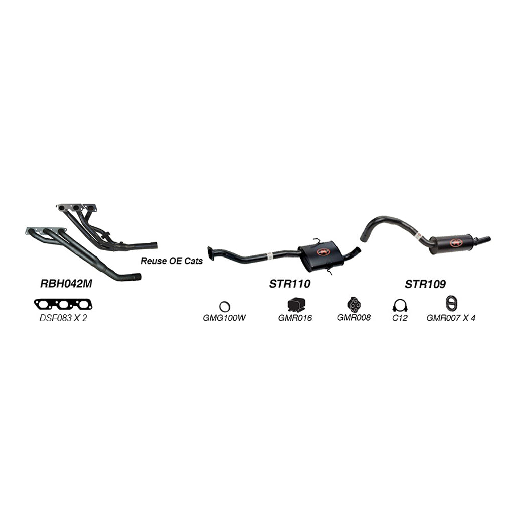 Redback Exhaust System for Holden Commodore (04/1995 - 12/2000)