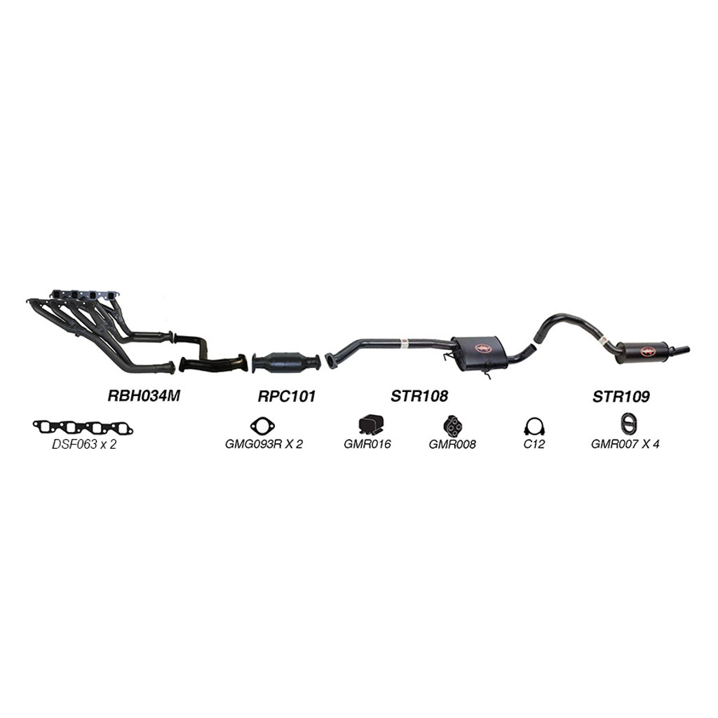Redback Exhaust System for Holden Commodore (01/1991 - 1995)