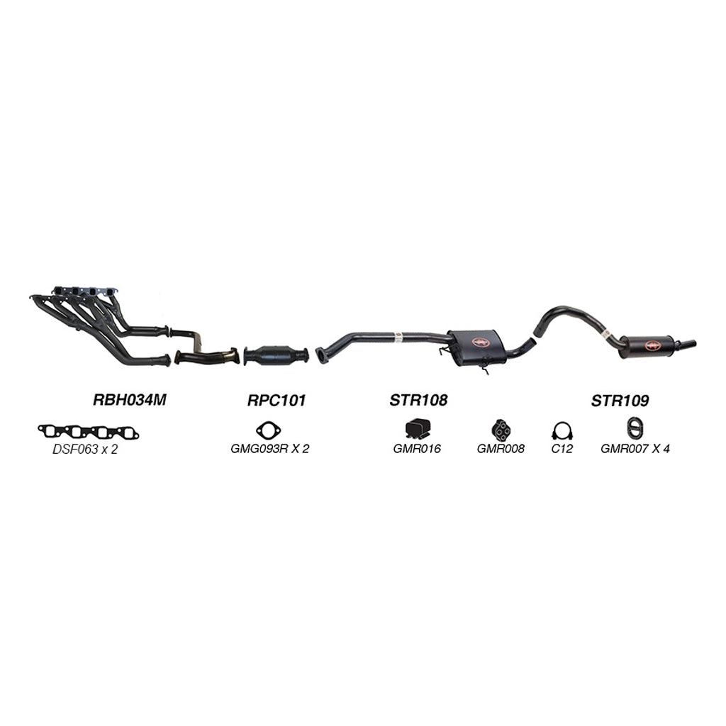 Redback Exhaust System for Holden Commodore (04/1995 - 12/2000)