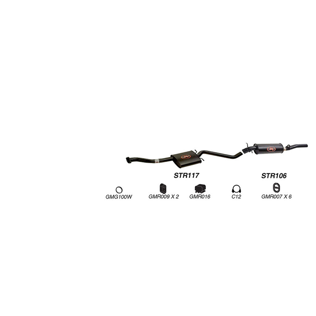 Redback Exhaust System for Holden Calais (04/1995 - 08/1997), Commodore (04/1995 - 1997)