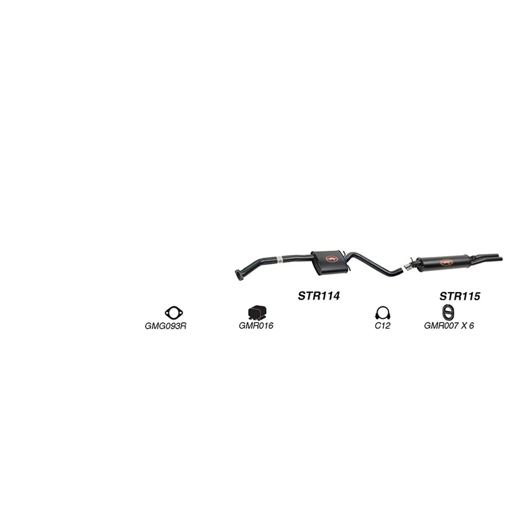 Redback Exhaust System for Holden Statesman (04/1990 - 1995), Caprice (03/1994 - 04/1995)