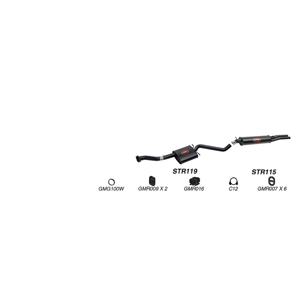 Redback Exhaust System for Holden Statesman (04/1995 - 06/1999), Caprice (04/1995 - 1999)
