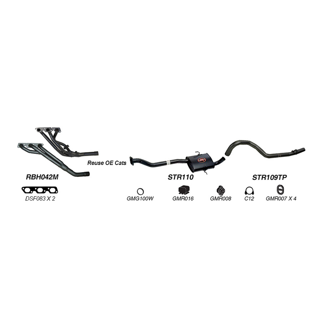 Redback Exhaust System for Holden Commodore (04/1995 - 2000)