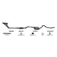 Redback Exhaust System for Holden Commodore (03/1986 - 1988), Calais (03/1986 - 09/1988)