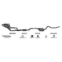Redback Exhaust System for Holden Commodore (10/1988 - 04/1995), Calais (03/1989 - 04/1995)