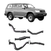 Redback Extreme Duty Exhaust for Toyota Landcruiser 105 Series Wagon (03/1998 - 10/2007)